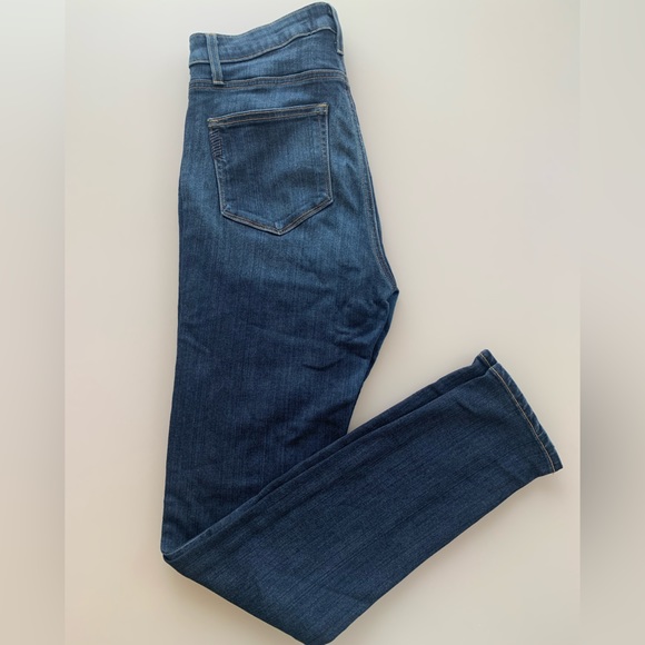 PAIGE High-Rise Skinny Jeans in Deep Blue | Size 28 - Picture 6 of 8
